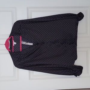 Topshop polka dot blouse